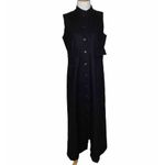 Harvé Benard Harve Benard By Benard Holtzman Black Button down Wool Tunic Dress Size 4 Photo 7