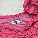 Tiger Mist  Pink Dainty Floral Ruched Top XS Photo 2