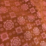 J.Crew Brocade Metallic Mini Skirt Copper Rust Medallion Size 4 Photo 2