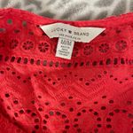 Lucky Brand  Crochet Lace Boho Tank Medium Peasant Top Sleeveless Coastal Hippie Photo 1