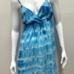 Gypsy 05 NEW! Silk Mini Sun Dress Small Turquoise Photo 0