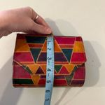 Vintage Patchwork Genuine Leather India Made Square Small Crossbody Bag Tan Photo 8