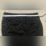 Charter Club  Women’s  Velvet Floral Black straight leg pants Photo 5