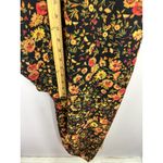 Dress Forum  Floral Midi Dress M Black Whimsigoth Fairy Grunge Boho Romantic Photo 4