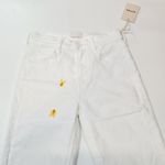 MOTHER The Mid Rise Dazzler Ankle Fray in Fairest Of Them All Size 24 White Photo 14