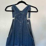 Vintage Looney Tunes Tweety Bird Embroidered Denim Overalls Womens Medium Blue Photo 4
