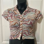 Marbled crop top Multiple Photo 0