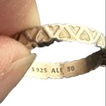 Pandora  Heart Stackable Ring Size 50 (5) 925 Sterling Silver EUC Photo 1