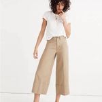 Madewell  Langford Wide-Leg Crop Pants in Light Latte in Size 26 Photo 2
