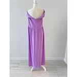 City Chic Ripple Love Dress - Purple Size M18 Photo 1