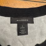 Halogen Petite Polka Dot Sleeveless Sweater Top Women Size S Black White Photo 1