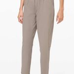 Lululemon  Essential High-Rise Trousers in Carbon Dust Photo 0