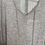 easel Ribbed Lace Trim Beige Knit Mini Dress Size Large Photo 5