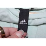 Adidas  Mint Green White Crop Tank Top Athletic Sleeveless Logo Shirt Top Size XS Photo 3