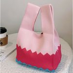 Mini Colorblock Knit Bag Photo 3