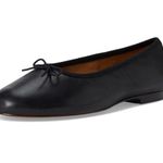 Madewell The April Ballet Flat in black, size 6 Photo 0