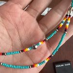 Turquoise necklace and earrings set, Photo 6