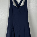 Outdoor Voices  Athletic Exercise Dress Built-In Shorts Lined Navy Womens Large Photo 0