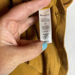 Athleta ‎ Mustard Yellow Sleeveless Ribbed Knit Top Women's Size Small Yoga Gym Photo 3