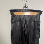 Spanx Moto Faux Leather Leggings Black LP Photo 4