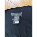 Banana Republic Stretch Women's Long Sleeve V-neck Silk Blend Sweater Black S Photo 4