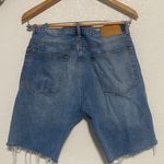 Denim & Co & Denim Brand Womens Jean Shorts Blue Cut Off Stonewash Mid Rise Distressed 32 Photo 2