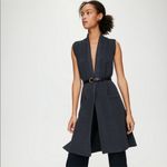 ARITZIA Wilfred Olivie Sleeveless Cardigan Size Small Black Photo 6