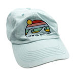 Life is Good  Adult Unisex Retro Wave Stripe Sunwashed Chill Cap Photo 0