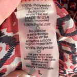 LuLaRoe Kimono Cardigan Red Black Geometric Print Sheer Open Front L Photo 10