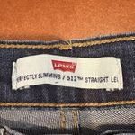 Levi's  512 Perfectly Slimming Jeans Womens 8 M Blue Cotton Stretch Straight Leg Photo 2