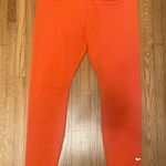 Nike Women’s  Dri-Fit Leggings Orange Photo 0