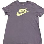 Nike  Lavender Short Sleeve Logo Tee Sz M Photo 1