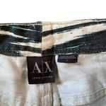 Armani Exchange  womens size 4 brushed stripe black gray teal white skinny jeans Photo 11