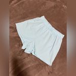 Light Blue Cotton Pull On Comfy Shorts Casual Sleepwear Women’s Sz S EUC Photo 1