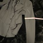 ZARA Black Long Sleeve Distressed Fitted Blazer Photo 5