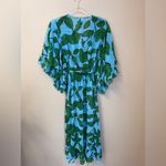 CAbi  Derby Ruffle Floral Wrap Flutter Sleeve Dress Size M Photo 2