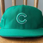 New Era Cap New Era 59Fifty Chicago Cubs Green St Patrick’s Day Fitted Cap Size 7 1/2 Photo 0