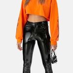 Tiger Mist Adika Black Faux Latex/Leather Pants Photo 0