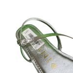 Antonio Melani Silver Strappy Flat Sandals | Metallic Minimalist | Size … Photo 3