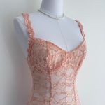 La Perla Bodysuit XS Lace Vintage Bustier Coquette Romantic Boudoir Italy Pin Up Photo 1