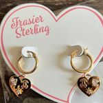 Frasier Sterling Heart Earrings Photo 0