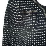 White House | Black Market  Black White Textured Chain Detail‎ Sweater Jacket XS Photo 3