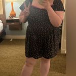 Betsey Johnson x Torrid Black Gauze Romper Pink Floral & Lace Trim - size 1 Photo 14