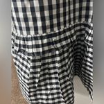 J.Crew  Black and White Gingham Dress Photo 3