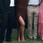 Windsor Brown  Dress Maxi Chocolate Photo 1