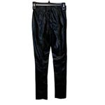 Steve Madden  Anastasia Leggings in Black XSmall Womens Vegan Faux Leather Pants Photo 5