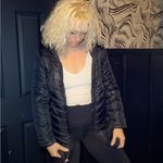 Spyder Black Puffer Coat Jacket Size XL Youth/Small Adult Photo 3