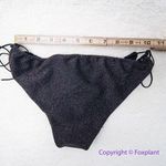 NEW It’s Now Cool the gathered tie pant‎ bikini bottom black lurex, size S Photo 3
