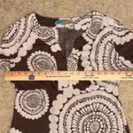 Boden‎ Brown linen Floral Print 3/4 Sleeve Tunic Dress boho US 6 Photo 9