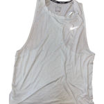 Nike  light gray dri fit running cotton tank women's large Photo 0